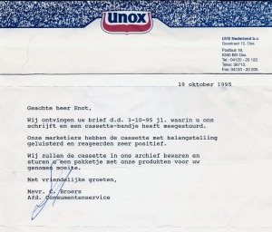 Unox niet alleen in Nederland