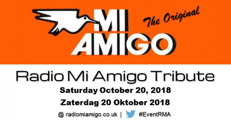“Radio Mi Amigo Tribute” op zaterdag 20 oktober 2018