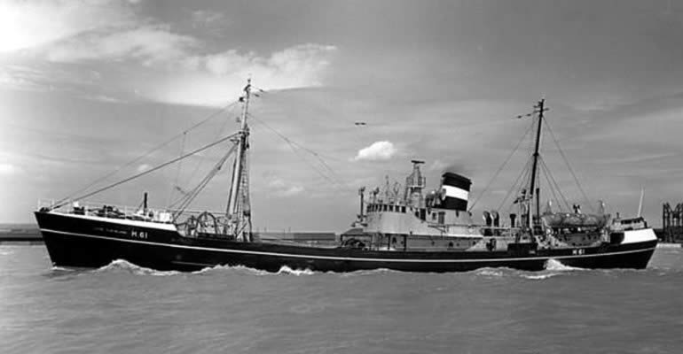 Zusterschip Ross Revenge vergaan in 1968